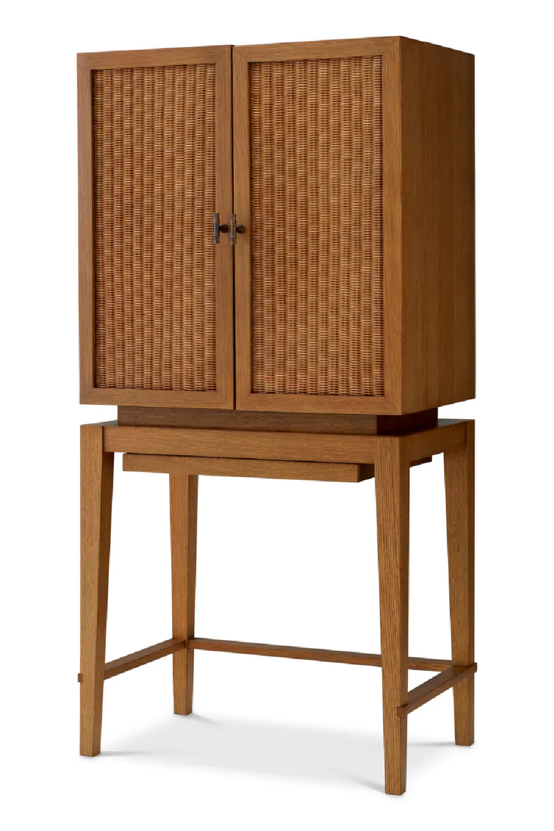 Caramel Oak 2-Door Bar Cabinet | Eichholtz Borchard | Eichholtzmiami.com