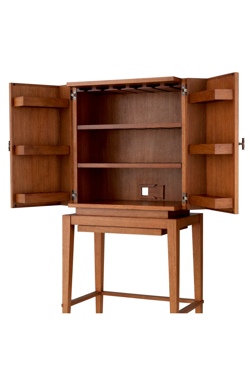 Caramel Oak 2-Door Bar Cabinet | Eichholtz Borchard | Eichholtzmiami.com