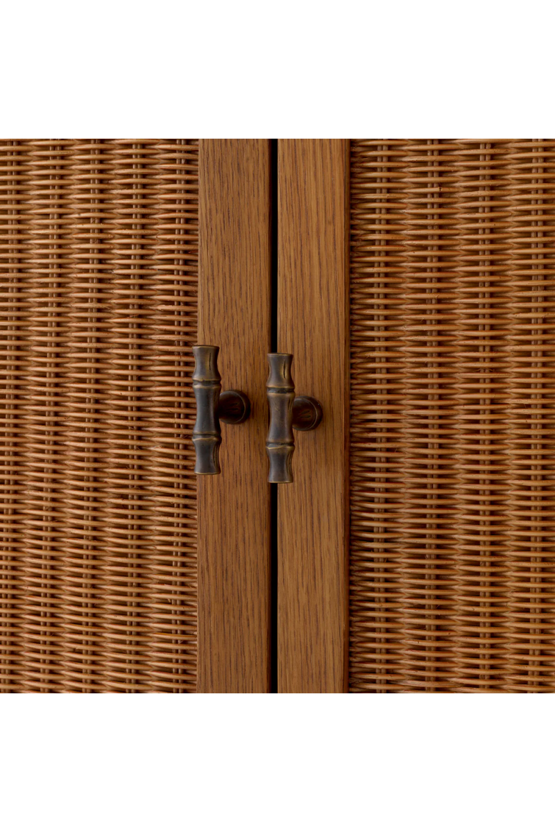 Caramel Oak 2-Door Bar Cabinet | Eichholtz Borchard | Eichholtzmiami.com