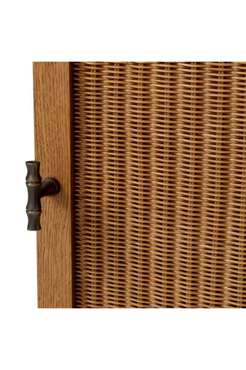 Rattan Door Wooden Desk | Eichholtz Borchard | Eichholtzmiami.com