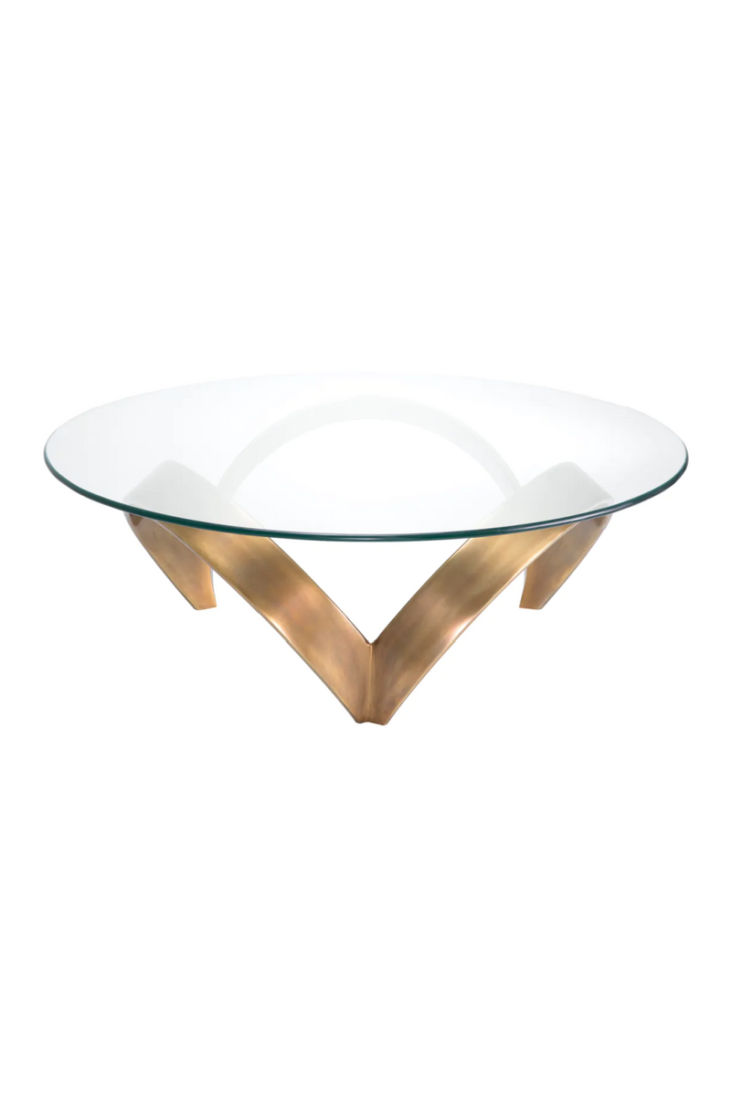 Round Glass Coffee Table | Eichholtz Soquel | Eichholtzmiami.com