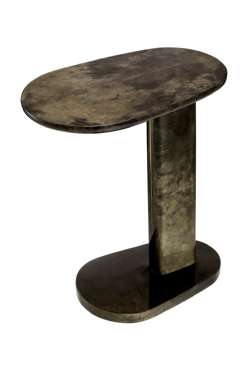 Goat Leather Side Table | Eichholtz Manuel | Eichholtzmiami.com