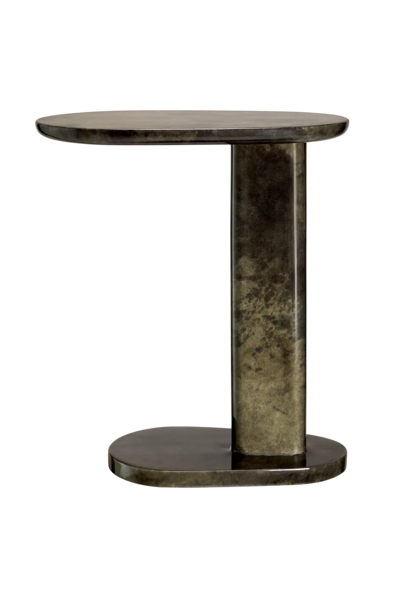 Goat Leather Side Table | Eichholtz Manuel | Eichholtzmiami.com