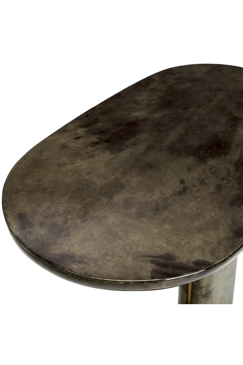 Goat Leather Side Table | Eichholtz Manuel | Eichholtzmiami.com