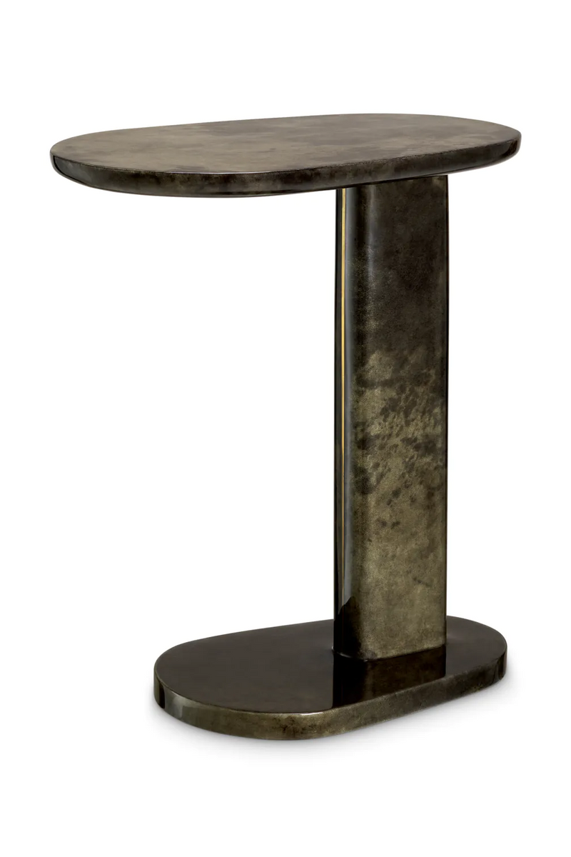 Goat Leather Side Table | Eichholtz Manuel | Eichholtzmiami.com