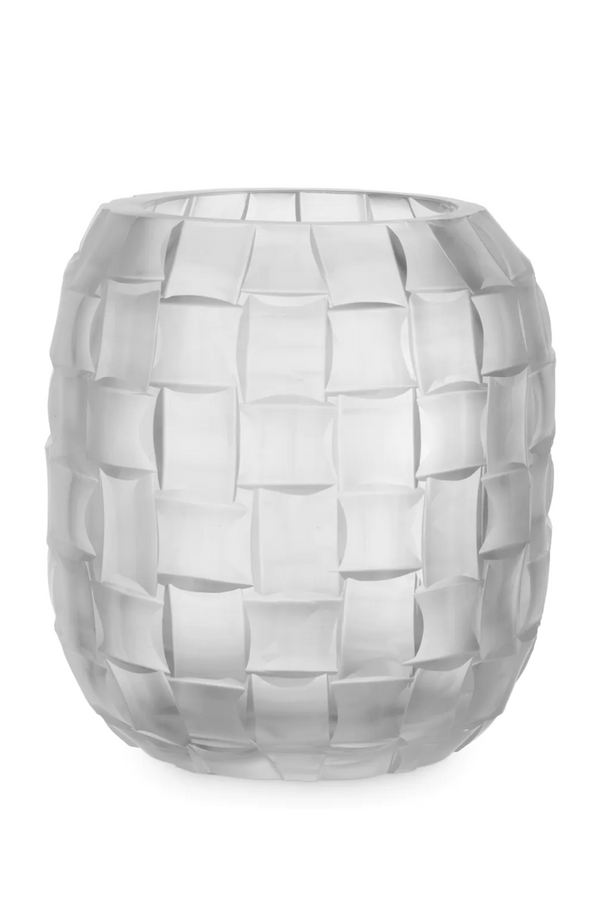 Frosted Hand Blown Glass Vase | Eichholtz Varese | Eichholtzmiami.com