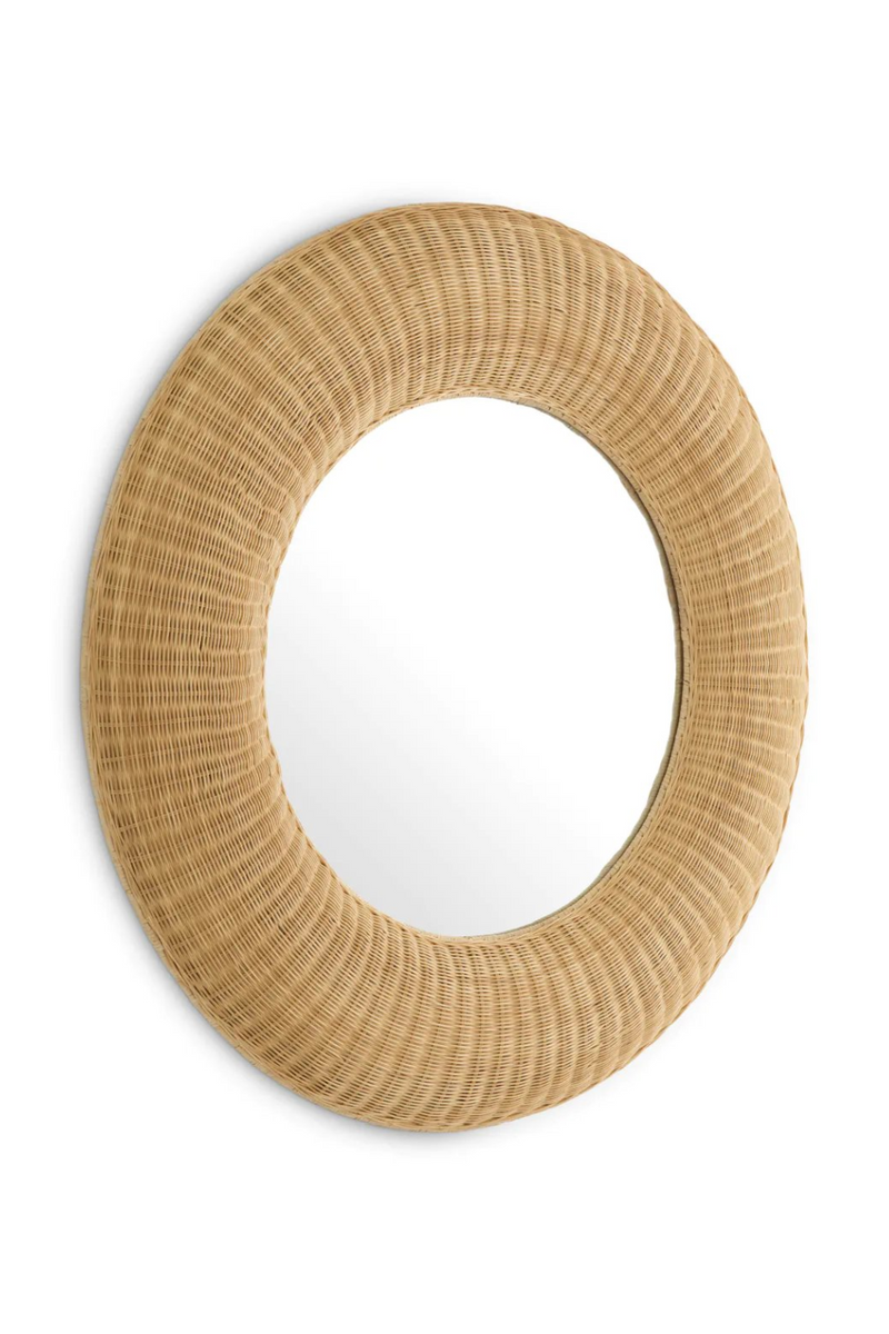 Handwoven Rattan Mirror | Eichholtz Idora | Eichholtzmiami.com