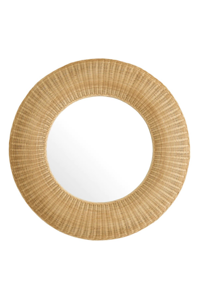 Handwoven Rattan Mirror | Eichholtz Idora | Eichholtzmiami.com