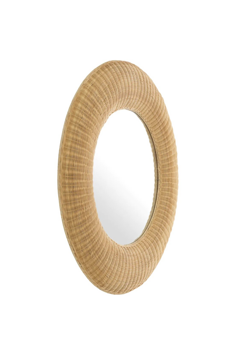 Handwoven Rattan Mirror | Eichholtz Idora | Eichholtzmiami.com