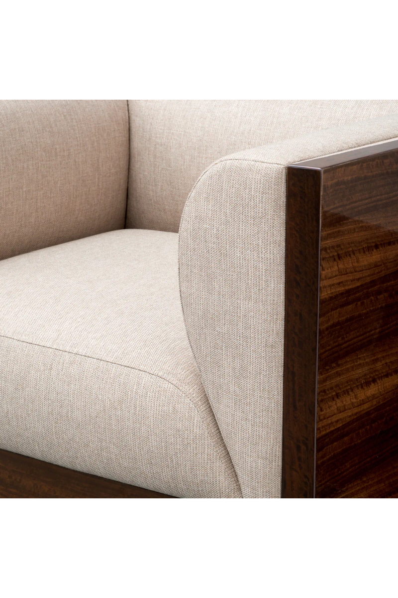 Eucalyptus Veneer Swivel Chair | Eichholtz Sebastian | Eichholtzmiami.com