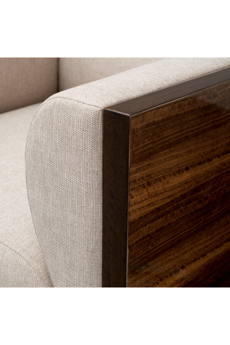 Eucalyptus Veneer Swivel Chair | Eichholtz Sebastian | Eichholtzmiami.com