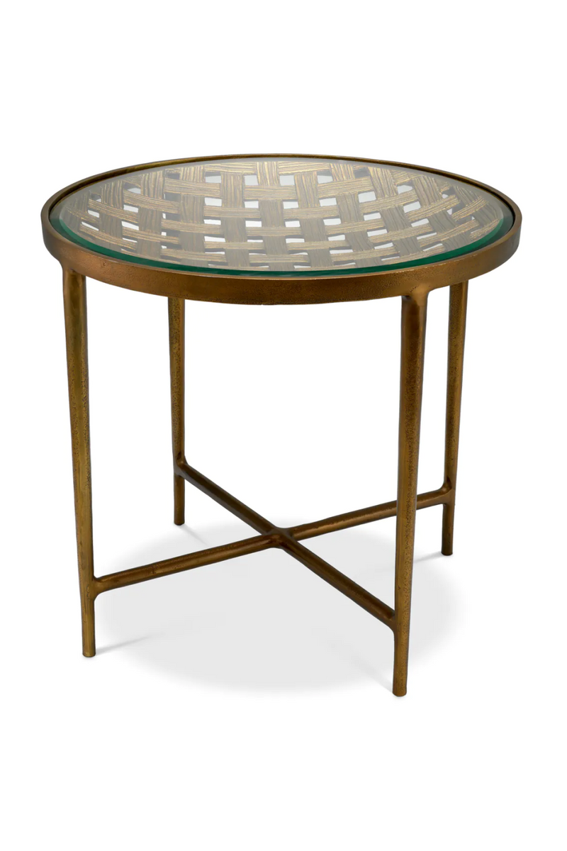 Woven Design Side Table | Eichholtz Sorrento | Eichholtzmiami.com