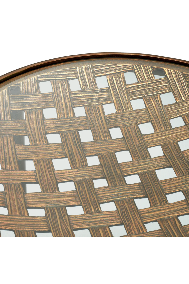 Woven Design Side Table | Eichholtz Sorrento | Oroatrade.com