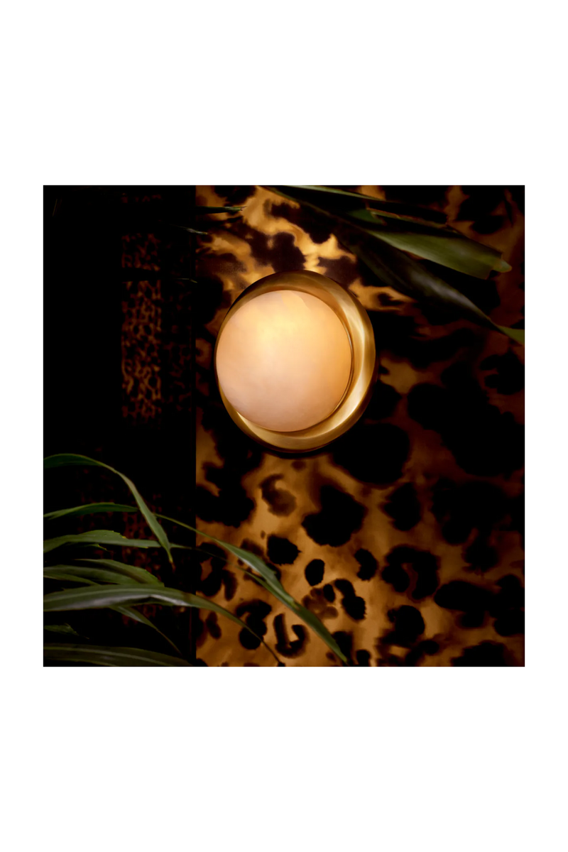 Round Alabaster Wall Lamp | Eichholtz Vigo | Eichholtzmiami.com