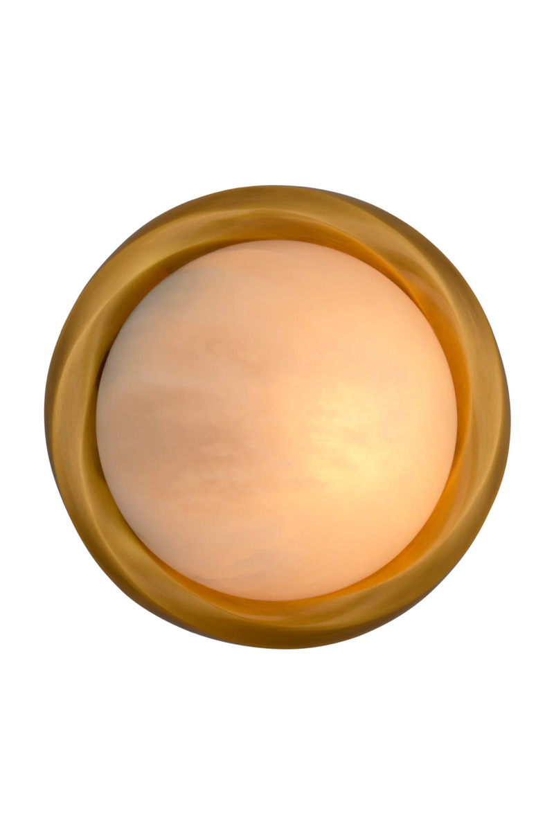 Round Alabaster Wall Lamp | Eichholtz Vigo | Eichholtzmiami.com