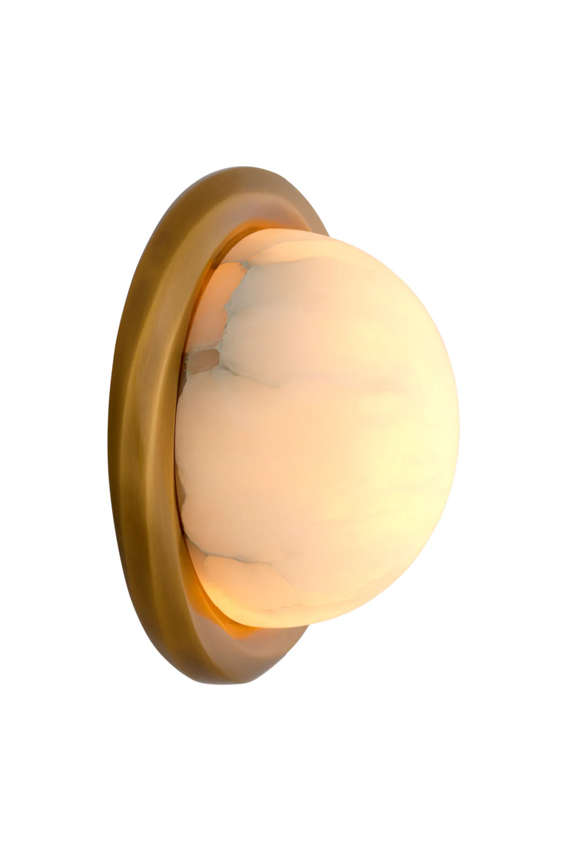 Round Alabaster Wall Lamp | Eichholtz Vigo | Eichholtzmiami.com