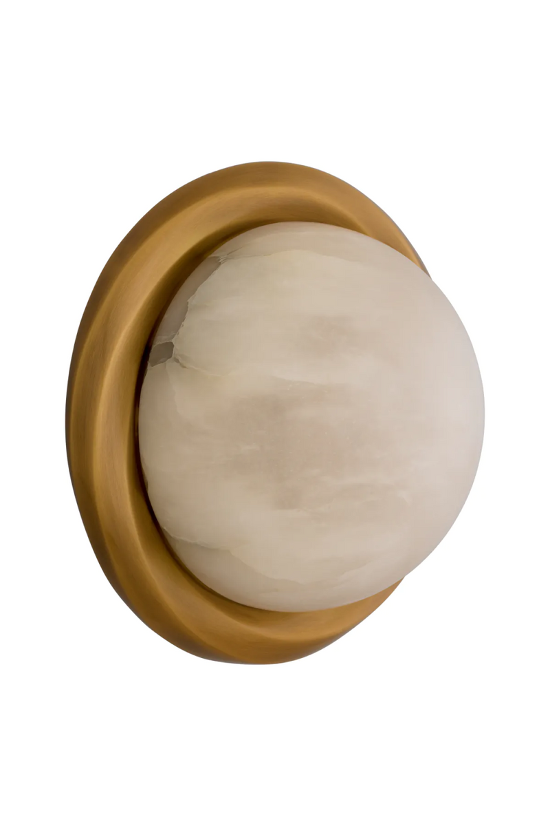 Round Alabaster Wall Lamp | Eichholtz Vigo | Eichholtzmiami.com