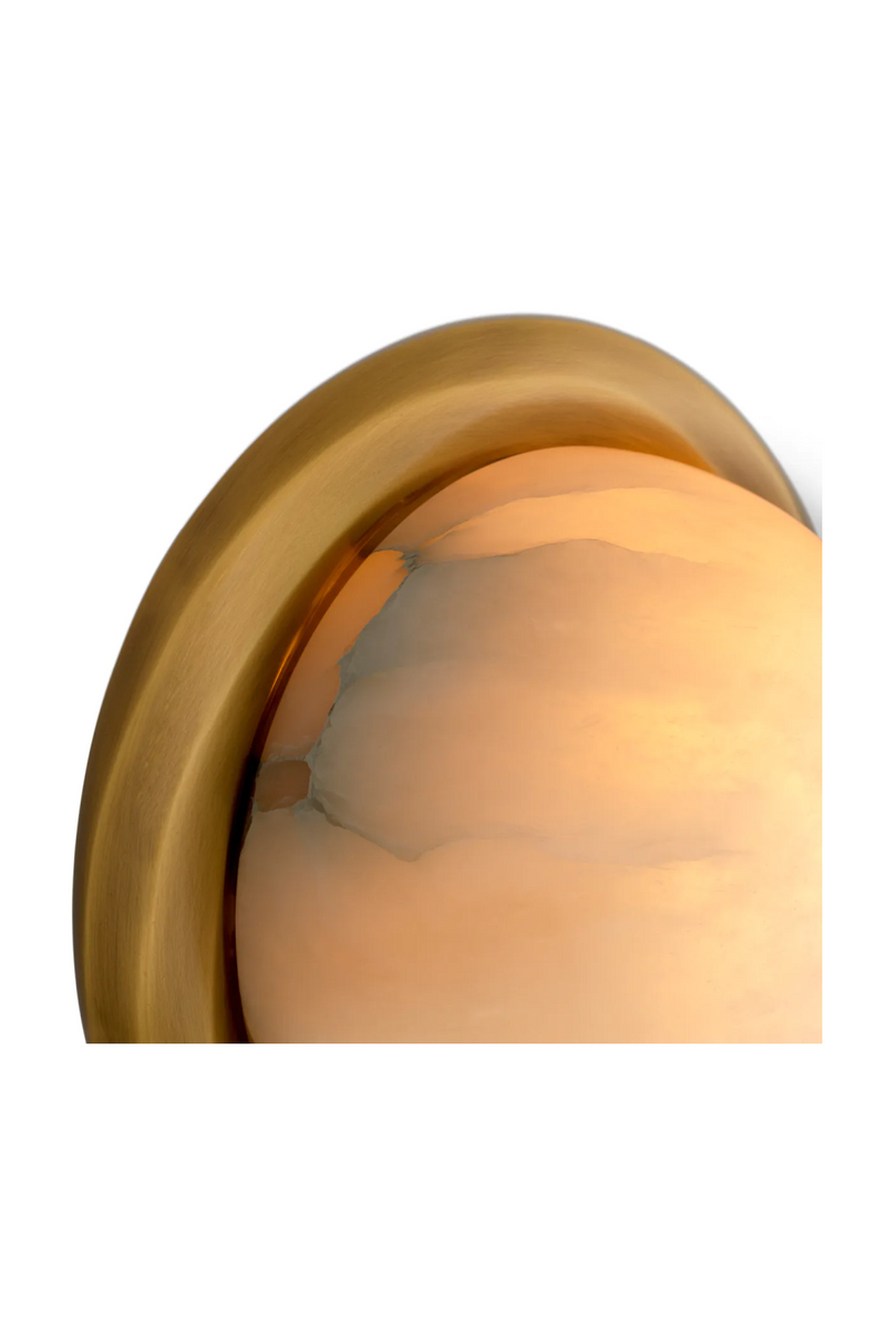 Round Alabaster Wall Lamp | Eichholtz Vigo | Eichholtzmiami.com