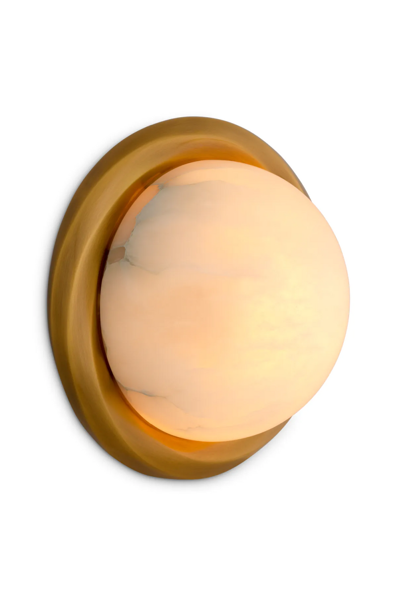 Round Alabaster Wall Lamp | Eichholtz Vigo | Eichholtzmiami.com