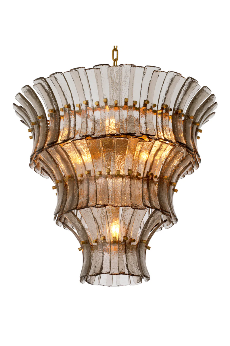 Glass Tiered Chandelier | Eichholtz Toscano | Eichholtzmiami.com