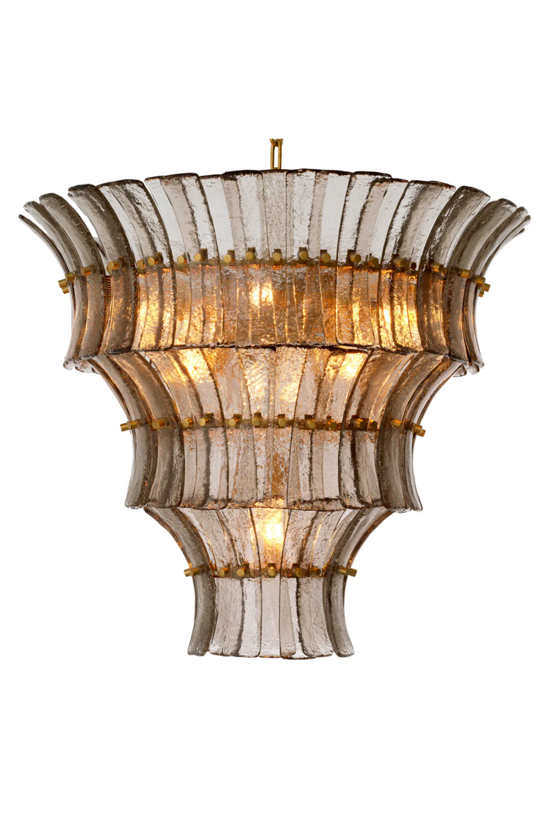 Glass Tiered Chandelier | Eichholtz Toscano | Eichholtzmiami.com