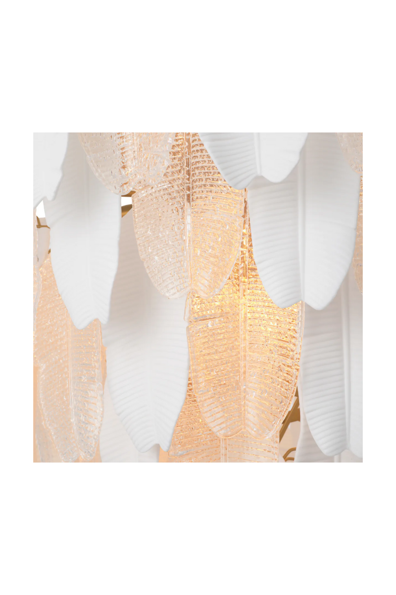 Textured Glass Layered Chandelier | Eichholtz Saint Lucia | Eichholtzmiami.com