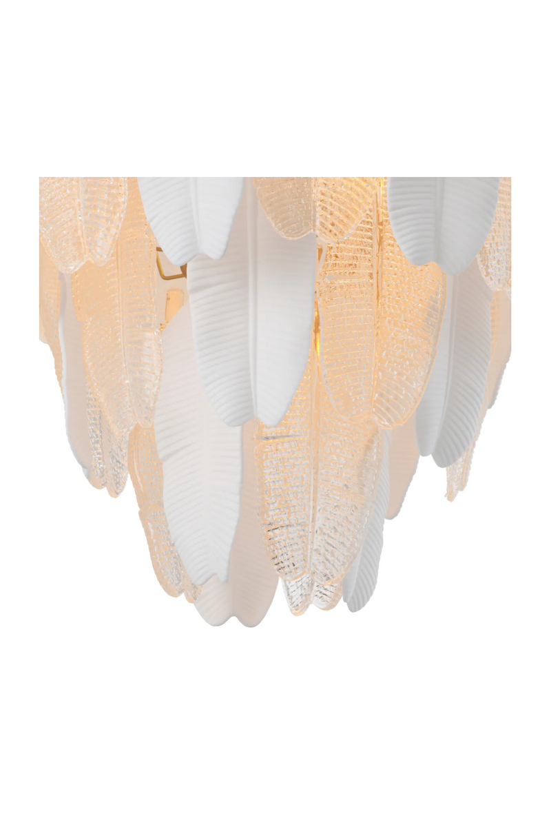 Textured Glass Layered Chandelier | Eichholtz Saint Lucia | Eichholtzmiami.com