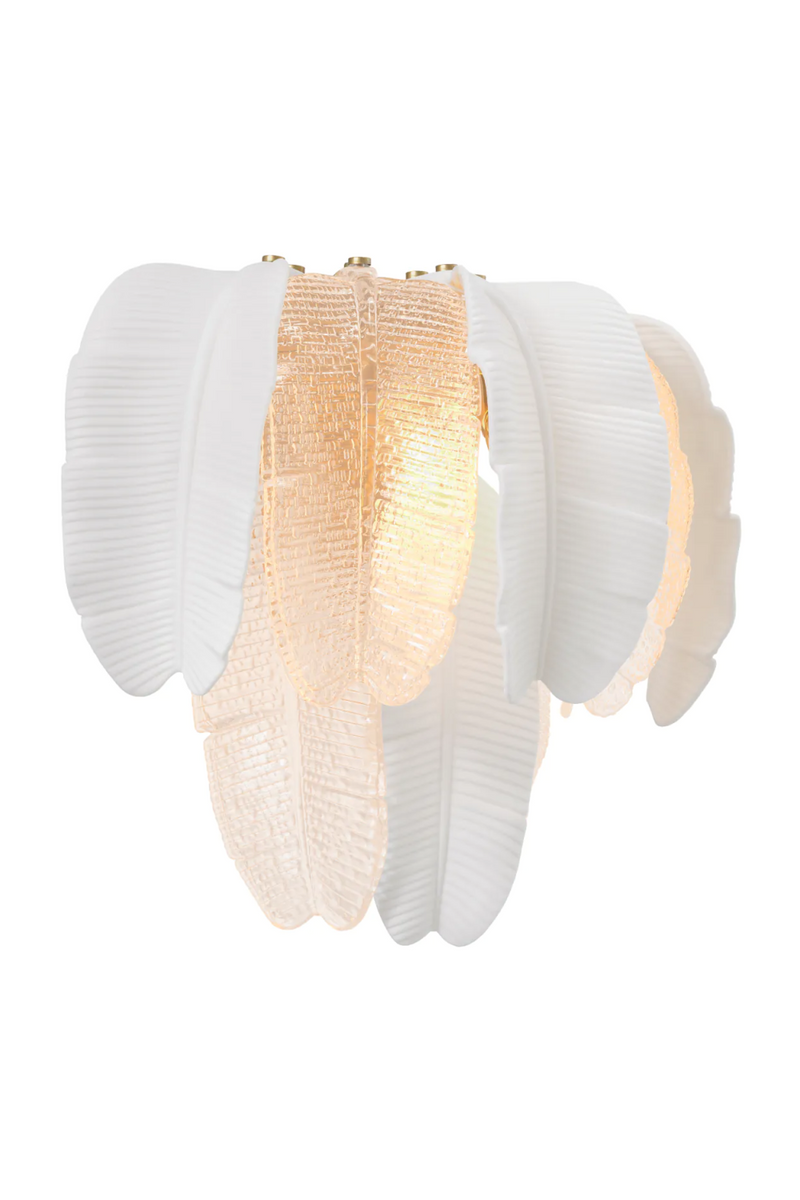 Palm Textured Glass Wall Lamp | Eichholtz Saint Lucia | Eichholtzmiami.com