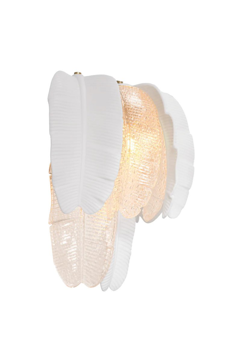 Palm Textured Glass Wall Lamp | Eichholtz Saint Lucia | Eichholtzmiami.com