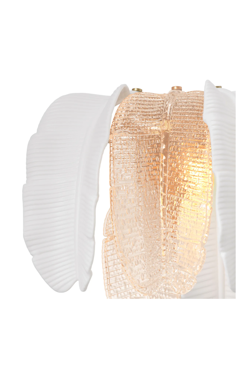 Palm Textured Glass Wall Lamp | Eichholtz Saint Lucia | Eichholtzmiami.com