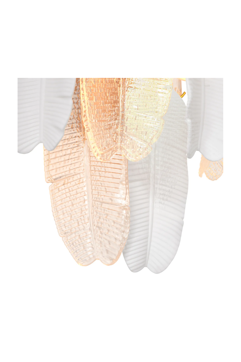 Palm Textured Glass Wall Lamp | Eichholtz Saint Lucia | Eichholtzmiami.com