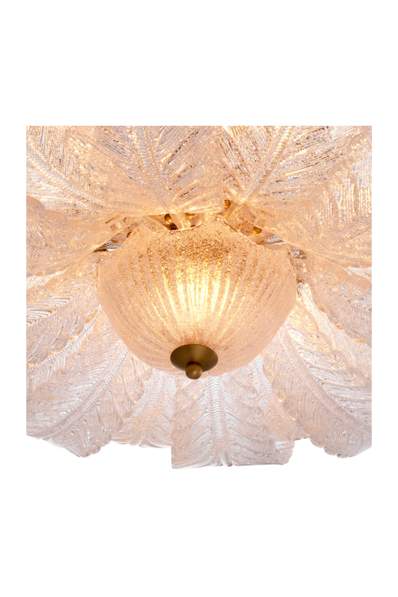 Textured Glass Leaf Chandelier | Eichholtz Cabrillo | Eichholtzmiami.com