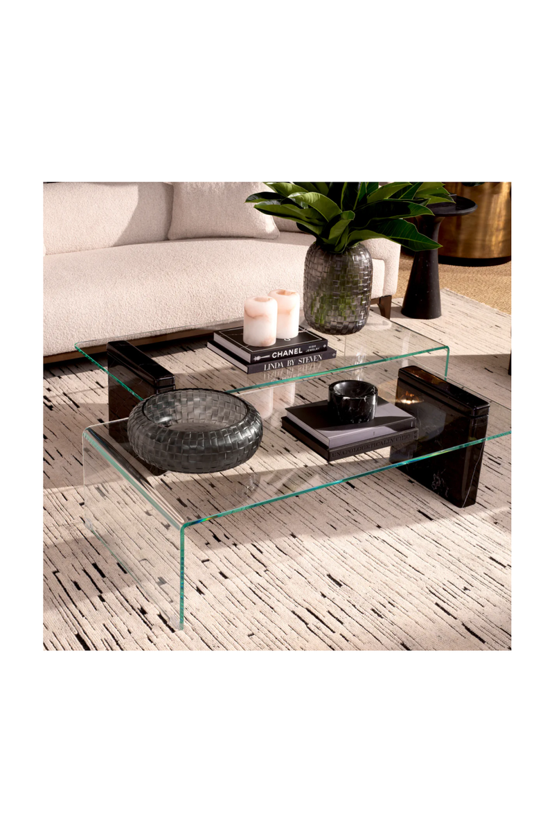 Clear Glass Coffee Table | Eichholtz Stonecres | Eichholtzmiami.com