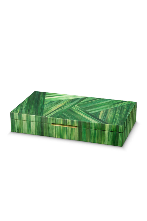 Straw Marquetry Box | Eichholtz Harvard | Eichholtzmiami.com