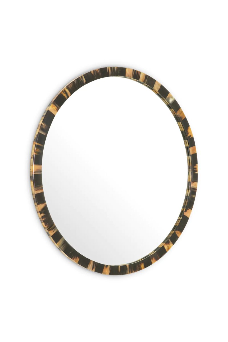 Natural Horn Oval Mirror XL | Eichholtz Saint Jerome | Oroatrade.com