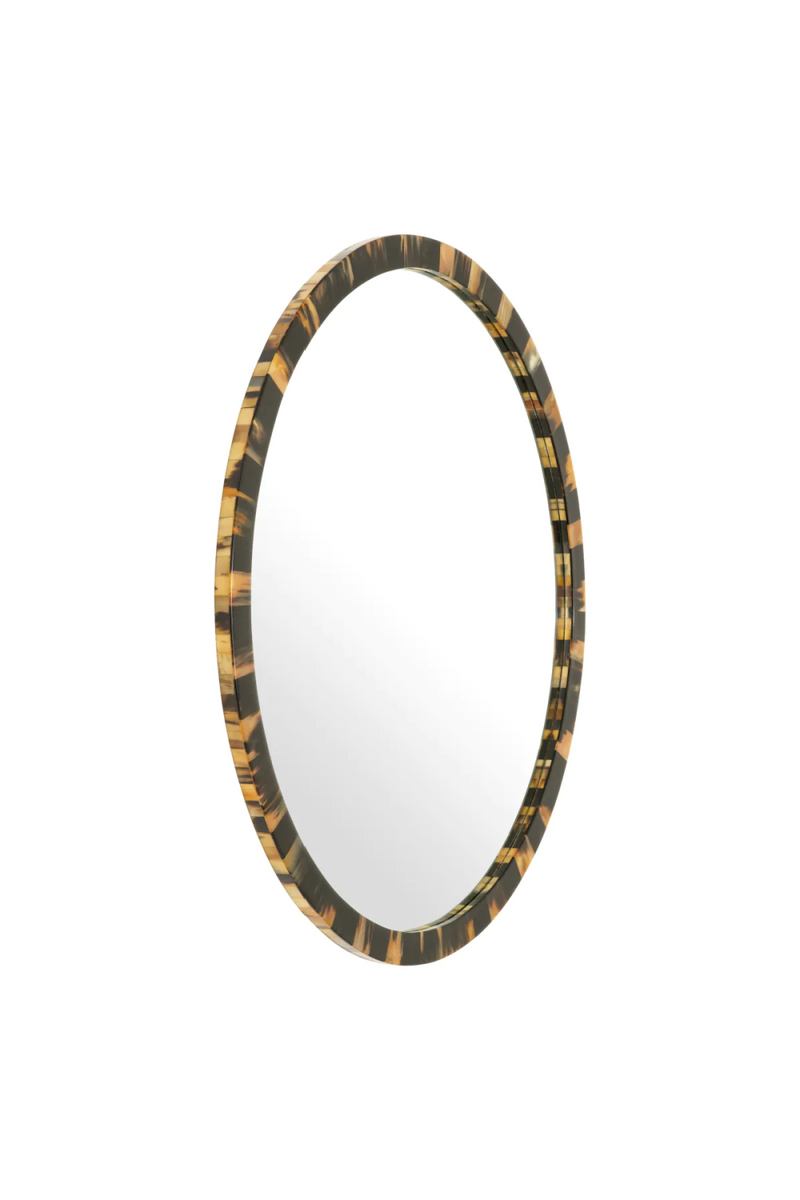 Natural Horn Oval Mirror XL | Eichholtz Saint Jerome | Oroatrade.com