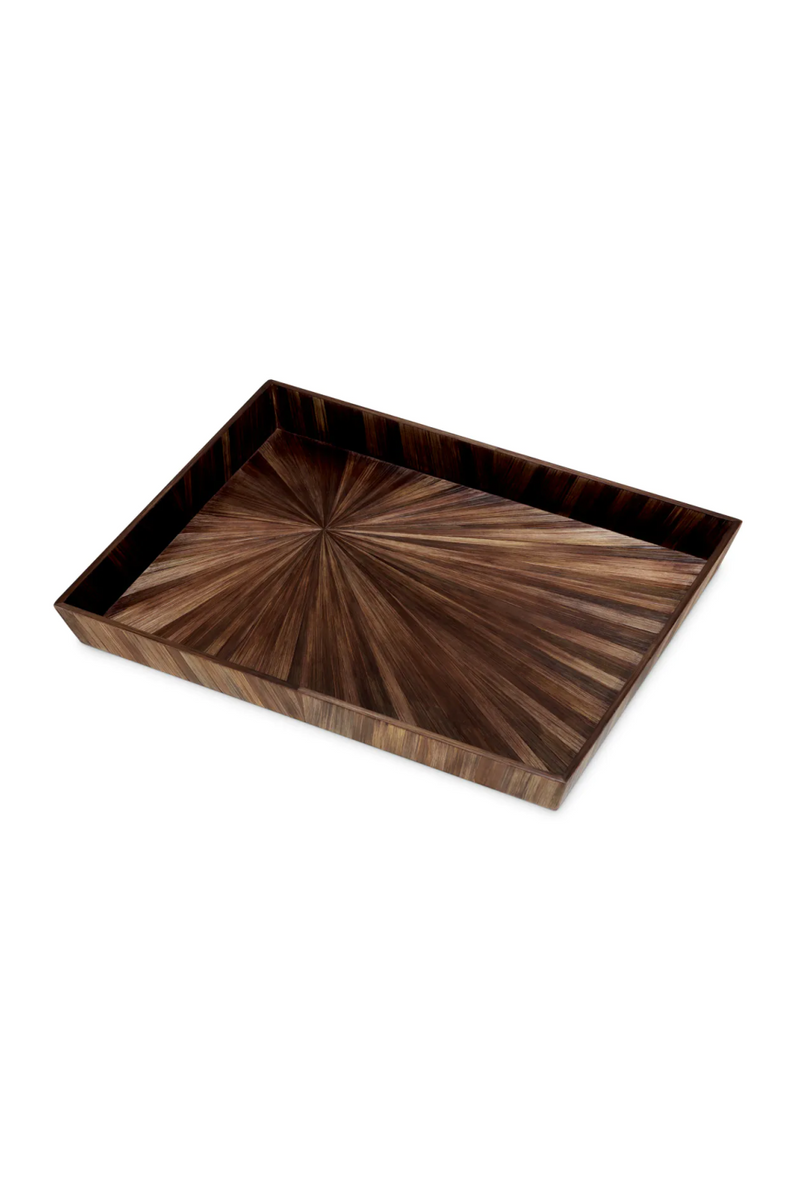 Brown Marquetry Desk Tray | Eichholtz Harvard | Eichholtzmiami.com