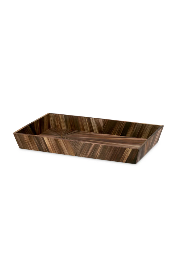 Brown Marquetry Desk Tray | Eichholtz Harvard | Eichholtzmiami.com