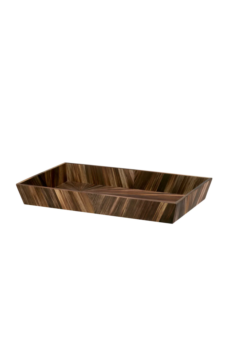 Brown Marquetry Desk Tray | Eichholtz Harvard | Eichholtzmiami.com