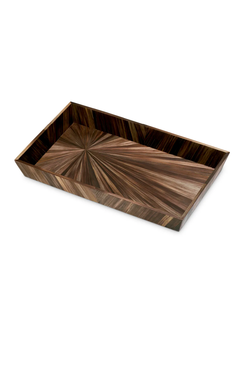 Brown Marquetry Desk Tray | Eichholtz Harvard | Eichholtzmiami.com