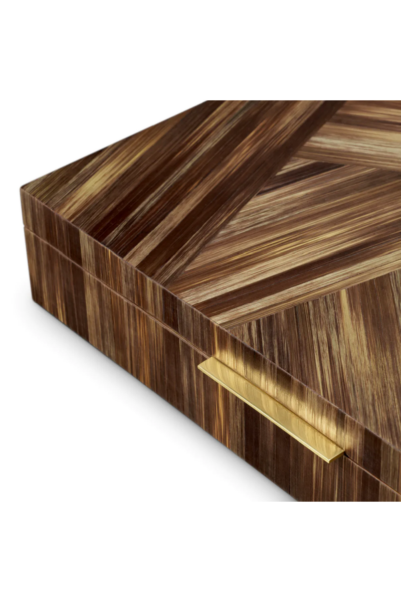 Straw Marquetry Box | Eichholtz Harvard | Eichholtzmiami.com