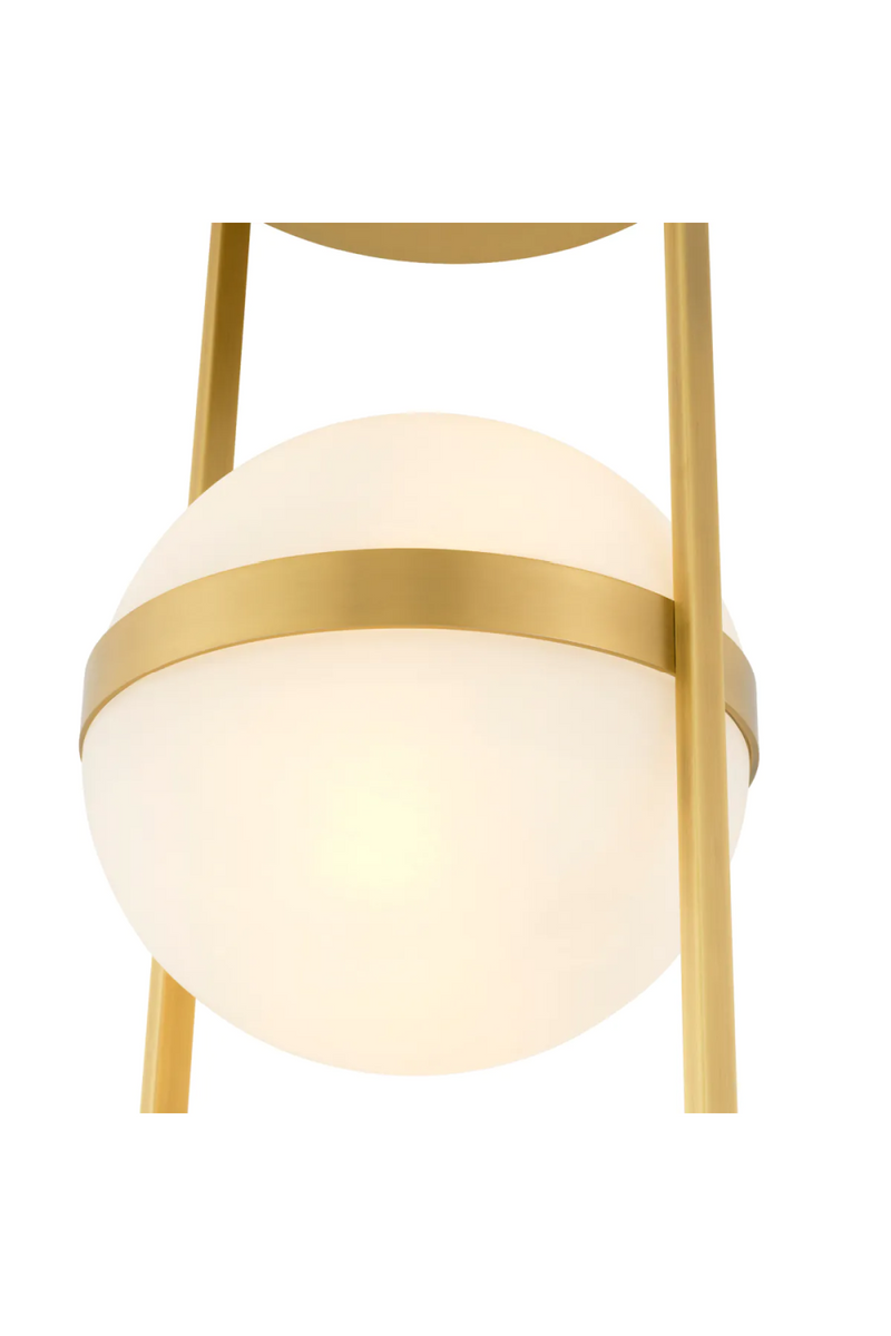 White Globe Double Ceiling Lamp | Eichholtz Dover | Eichholtzmiami.com