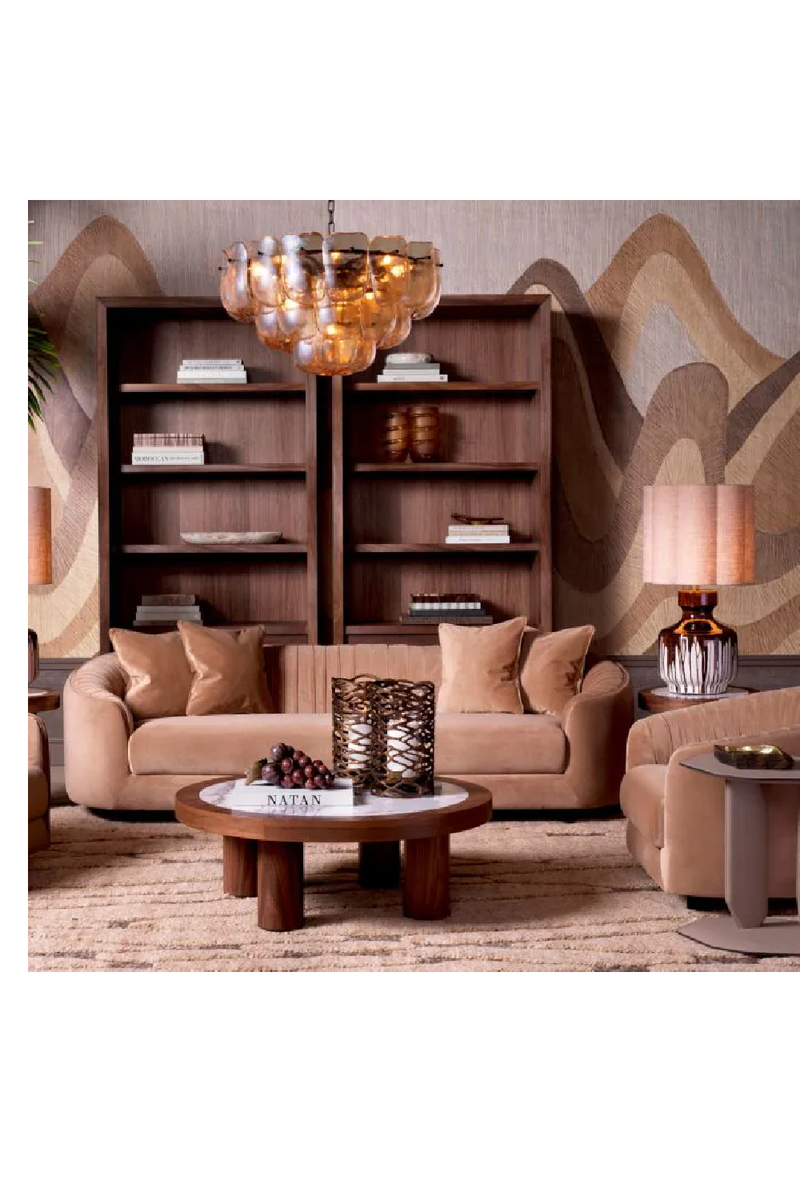 Brown Pleated Sofa | Eichholtz Jameson | Eichholtzmiami.com