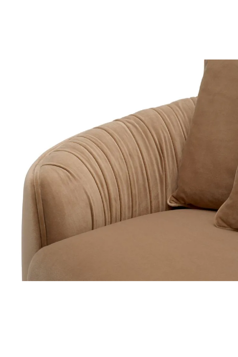 Brown Pleated Sofa | Eichholtz Jameson | Eichholtzmiami.com