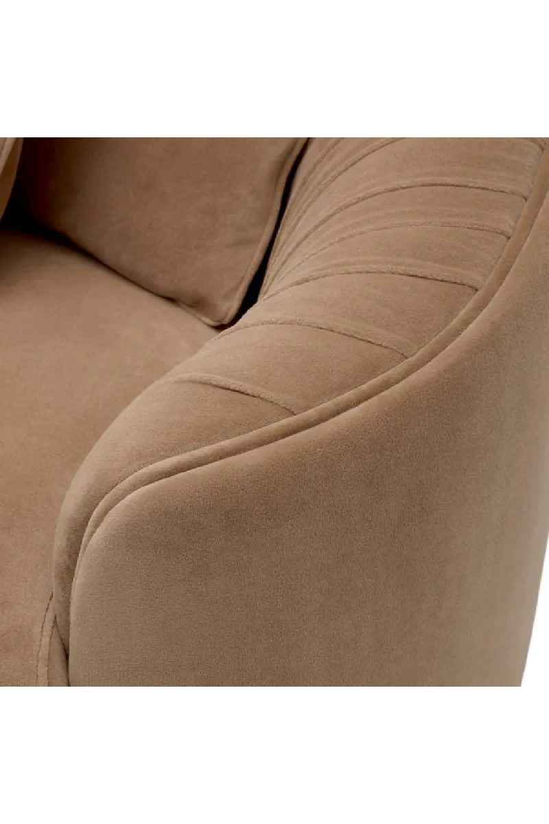 Brown Pleated Sofa | Eichholtz Jameson | Eichholtzmiami.com