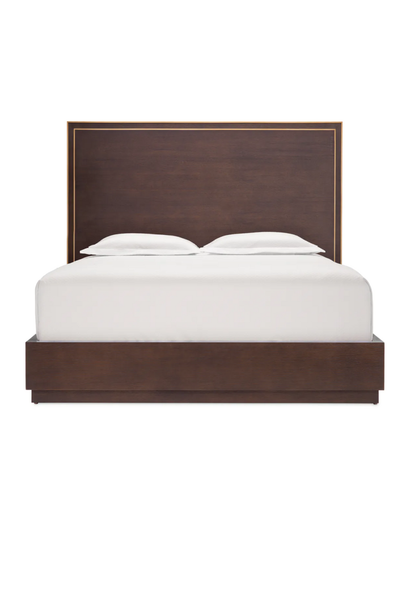 Brown Oak Bed Frame | Eichholtz Camelot | Eichholtzmiami.com