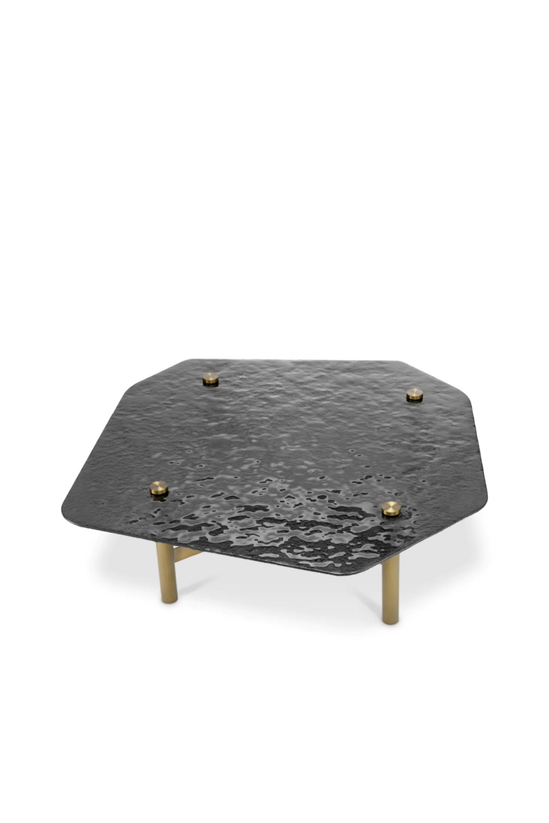 Black Glass Coffee Table | Eichholtz Cortes | Eichholtzmiami.com