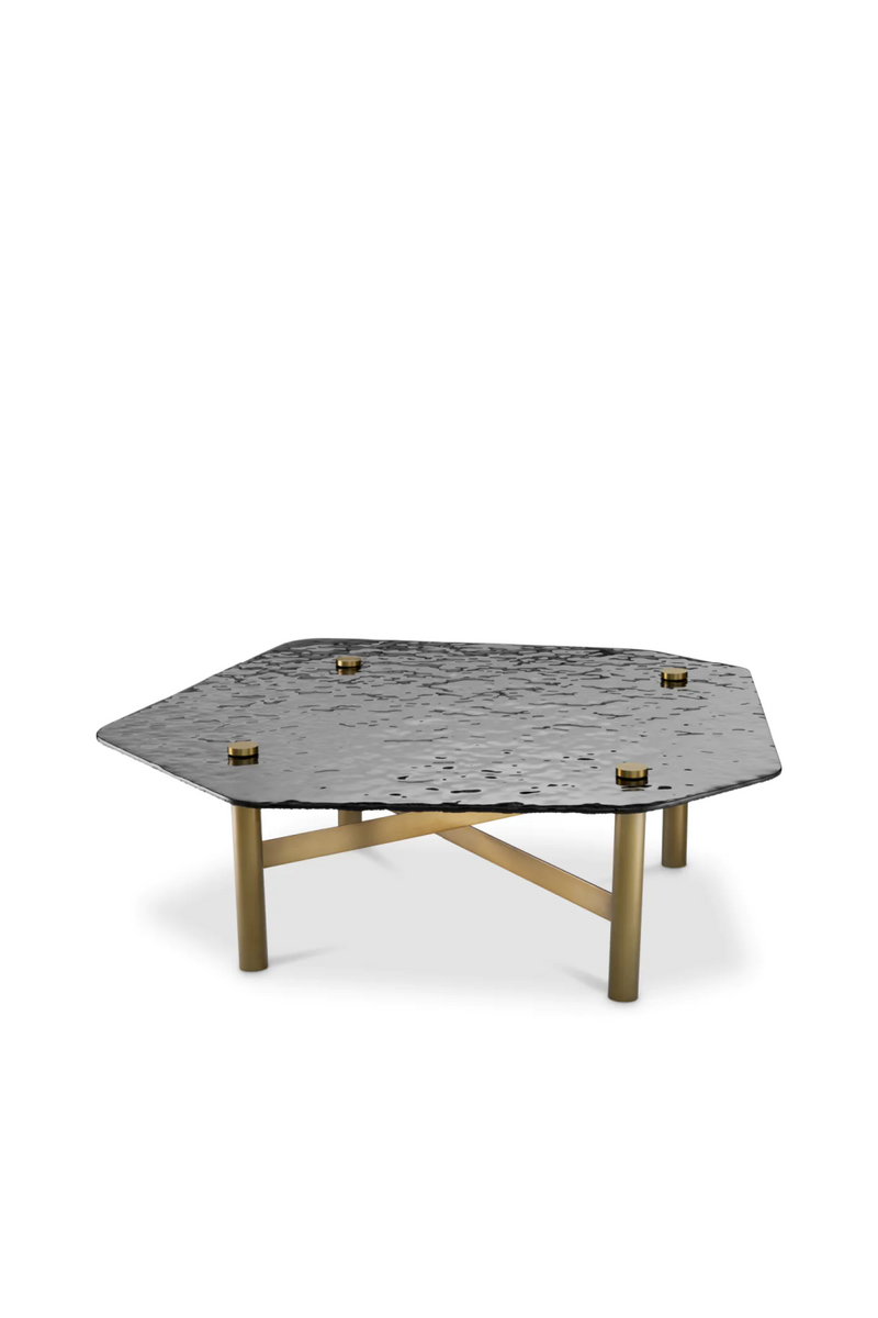 Black Glass Coffee Table | Eichholtz Cortes | Eichholtzmiami.com