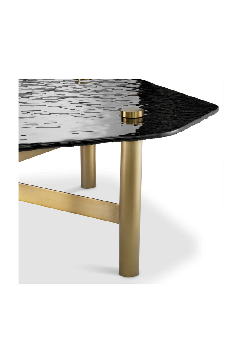 Black Glass Coffee Table | Eichholtz Cortes | Eichholtzmiami.com