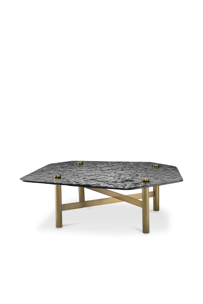 Black Glass Coffee Table | Eichholtz Cortes | Eichholtzmiami.com